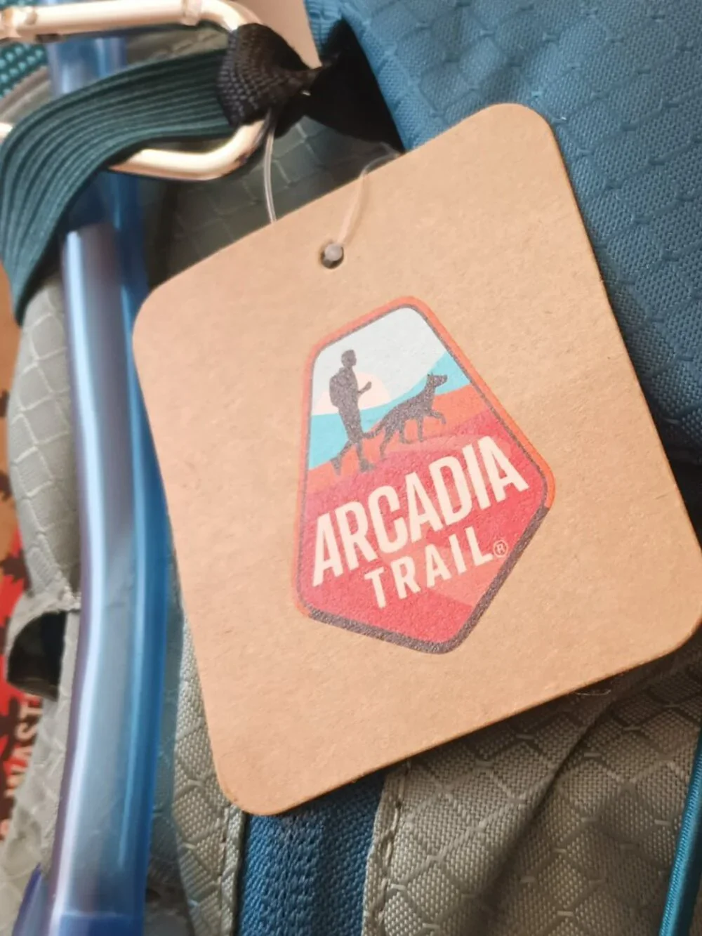 Arcadia Trail Water Bladder Dog Harness Medium Blue Reflective Water Resistant